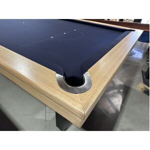 Pre-made 8 Foot Slate Odyssey Pool Billiards Table, Tassie Oak Timber Rail