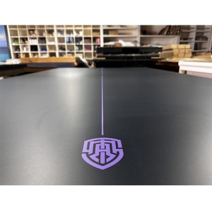 22mm Indoor Borderless Table Tennis Top with Purple Border
