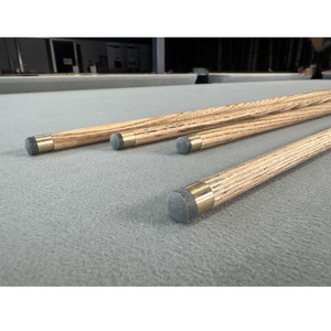 ATS 1 pc 57 inch Cue 1 Splice Sheoak/Ebony/Ash Timber - 4 Pack