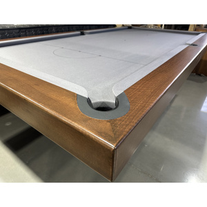 Pre-made - Pièce Unique  8ft Slate Cyber Ultra Pool Billiard Table, Selected Fiddle Back JarrahTimber