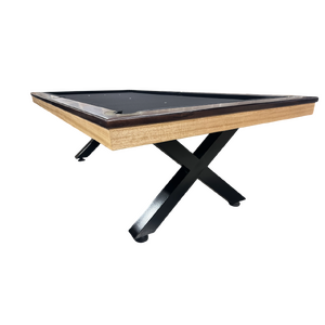 Pre-made 8 Foot Slate Kings Cross Billiards Table, Tassie Oak Timber