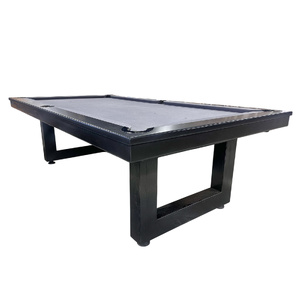 Pre-made 8ft odyssey Wooden Legs Pool Table, Solid Oak Wood Timber