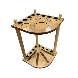 Cue Rack - Billiard Corner CUE Rack Pro Natural