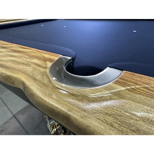 Pièce Unique - 7ft Slate Volcano Pool Billiards Table, Camphor Timber