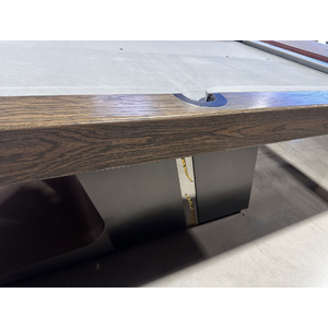 Pre-made - 8ft Slate Cyber Deluxe Pool Billiards Table, American Oak Timber