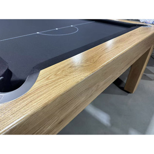 Pre-made 8 Foot Slate Executive Pool Table, American Oak Timber