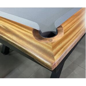 PRE-MADE 8 Foot Slate HARBOR BRIDGE Pool Table, Darwin Mahogany Timber