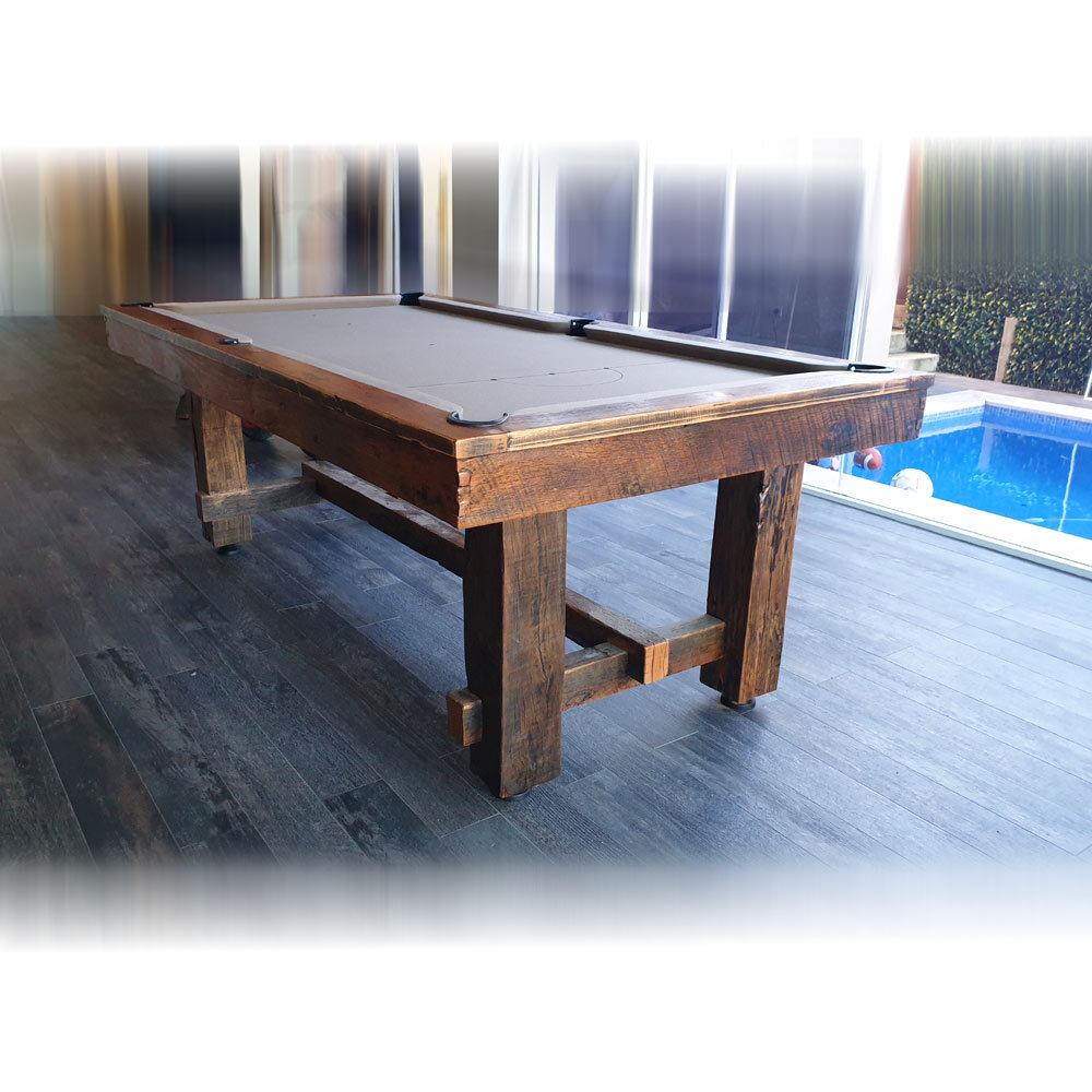 7 Foot Slate Retro Rustic Pool Table
