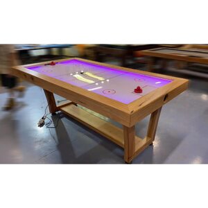 8ft Homestead Air Hockey Table - Acrylic base (LED installed)