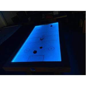 8ft Auto-Rise regent Air Hockey Table - Acrylic base (LED installed)
