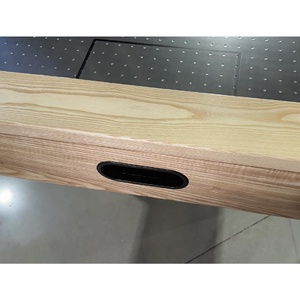 8 Foot Executive Air Hockey Table. Solid American white Ash Timber, Stainless Steel Play Field 