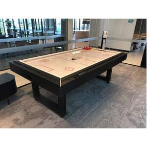  Hurricane -- 8ft Air Hockey Table with Perspex Top, Steel Frame