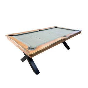 Pre-made 7 Foot slate Kings Cross Pool Table, Live Edge Silky Oak Timber