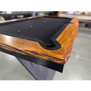 Pièce Unique - 7ft Slate Melody Pool Billiards Table, Selected Fiddle Back Mount Ash Timber