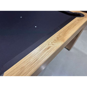 Pre-made 8 Foot Slate Executive Pool Table, American Oak Timber