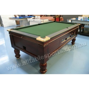 7 Foot Slate Traditional Pub/Hotel Bar Coin Operated Pool Table