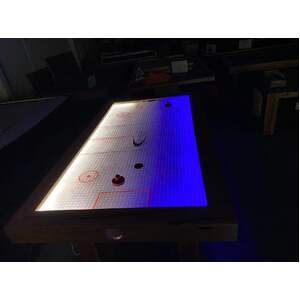 8ft Auto-Rise regent Air Hockey Table - Acrylic base (LED installed)
