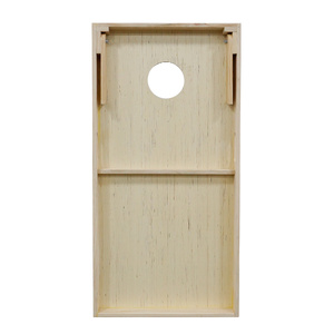 Sportivo Wooden Cornhole Boards Wood Veneering, 2 Boards, 8 Game Bags 