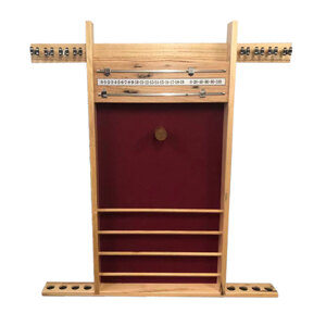 Pool Snooker Billiard Cue Wall Rack Combo