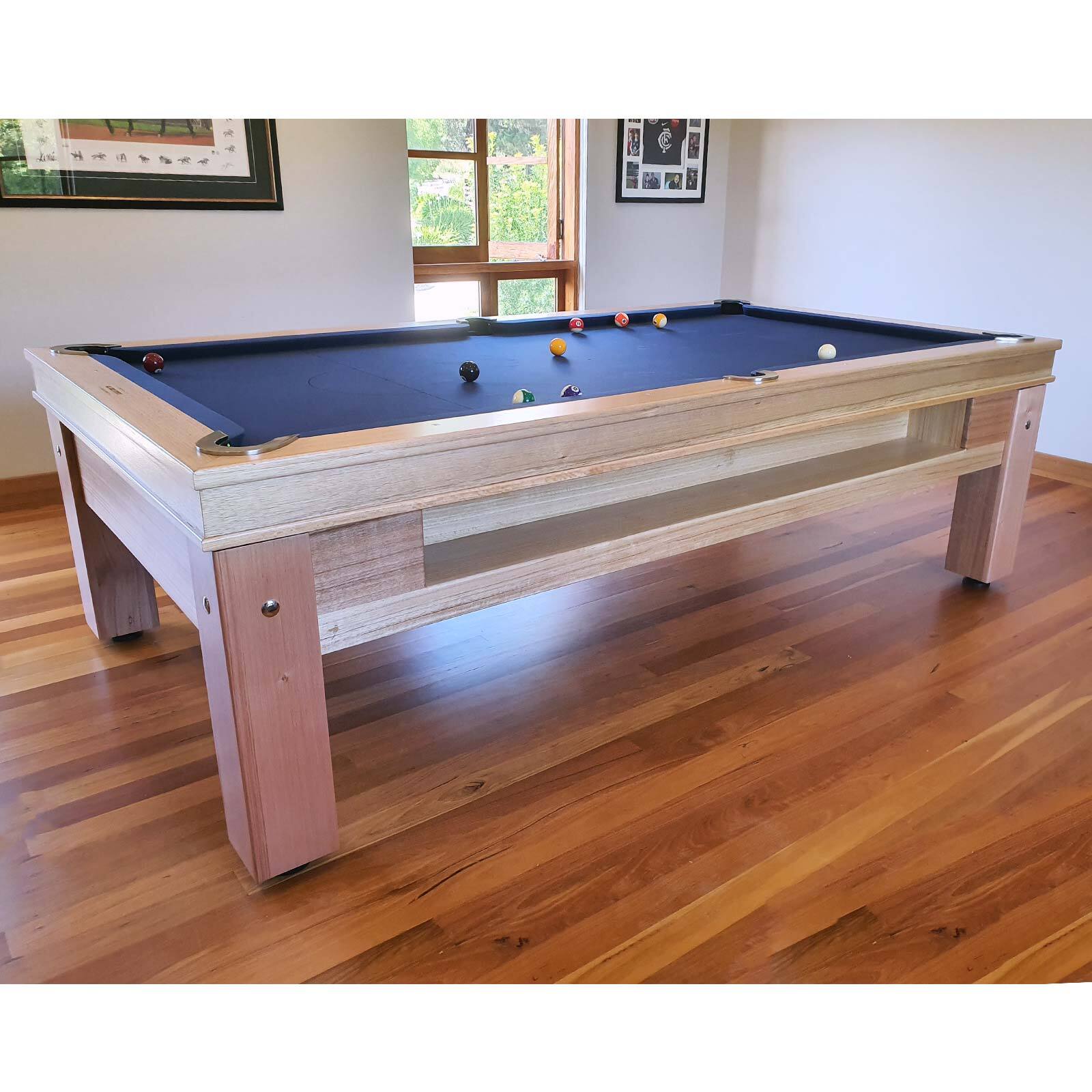 8 Foot Slate Evolution Ball Return Pub Pool Billiard Table - With Storage; MDF base