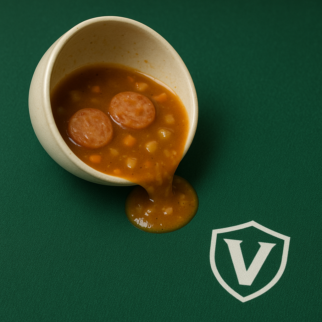 Food Spill on Vanguard Pool Table Cloth