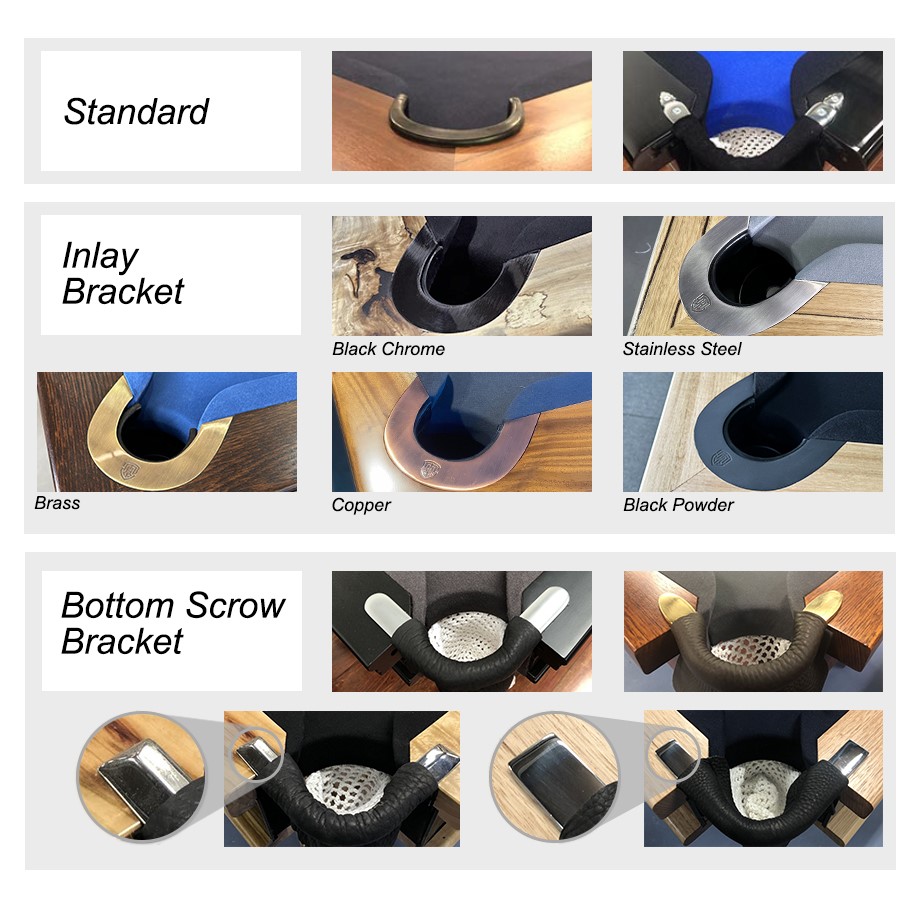 customize table brackets options