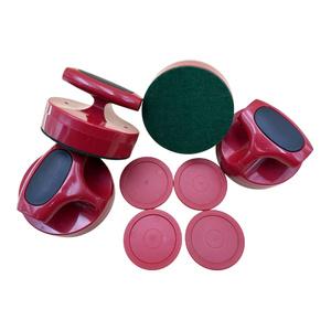 Pro - Air Hockey Bat/Pusher Deluxe Pack with 4 Bats 4 Pucks