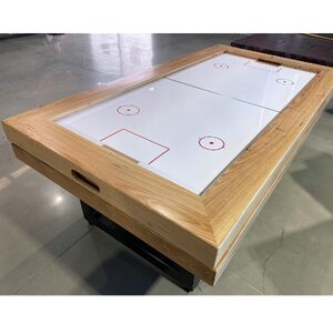 8ft 2pc Custom Made Timber Surround Air Hockey Table Top