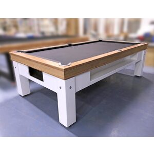 7 Foot Slate Evolution Ball Return Pub Pool Billiard Table - With Storage