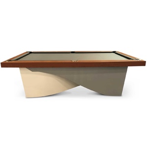 7 Foot Slate Ultra Modern Infinity Pool Billiards Table - Square Top Surround