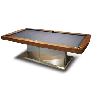 8 Foot Slate Vogue stainless steel Pool Table