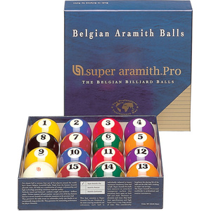 Super Aramith Pro Billiard Balls 2 1/4" for American Pool