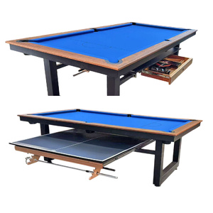 Sliding Storage with Build-in cue rack and Sliding Accessory draw