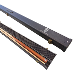 ATS 1pc 57 Inch Cue Purple Heart wood Butt Ash Shaft X2 with ATS Cue Case