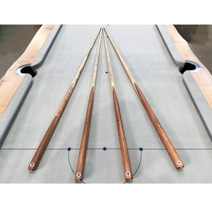 ATS 1 pc 57 inch Cue 1 Splice Sheoak/Ebony/Ash Timber - 4 Pack
