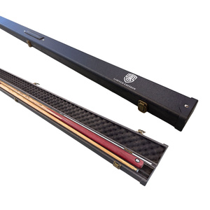 ATS 1pc 57 Inch Purple Heart wood Butt Ash Shaft X2 with ATS Cue Case