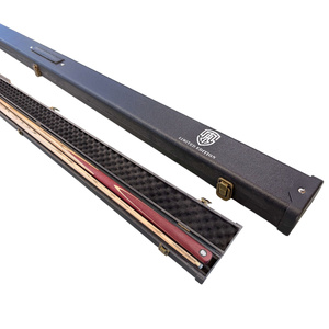 ATS 1 pc 57 inch Cue 1 Splice Purple Heart/Maple/Ash Timber X2 with ATS Cue Case