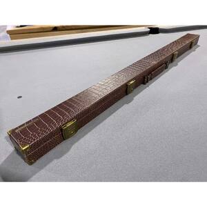 Riley Elegance Leather 3/4 PCE cue case, Brown