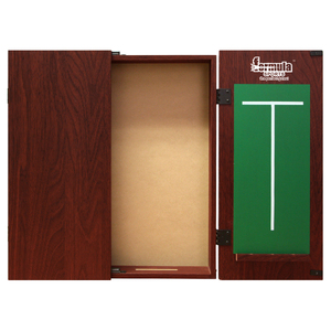 Dartboard Cabinet Timber Style Finish