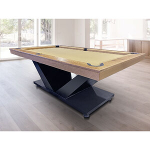 PRE-MADE 7 Foot Slate Victory American Profile Pool Table, American Oak Timber