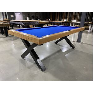 Pre-made 7 Foot slate Kings Cross Pool Table, Cypress Timber