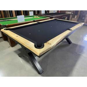 Pre-made 7 Foot slate Kings Cross Pool Table, ELM Timber