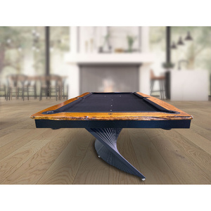Pièce Unique - 7ft Slate Melody Pool Billiards Table, Selected Fiddle Back Mount Ash Timber