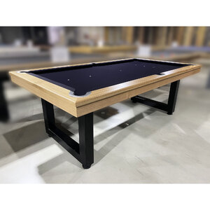 Pre-made 7 Foot Slate Odyssey Pool Billiards Table, Tassie Oak Timber