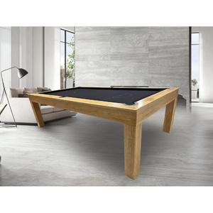 Pre-made 8 Foot Slate Executive Pool Table, American Oak Timber