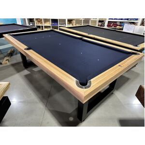 Pre-made 8 Foot Slate Odyssey Pool Billiards Table, Tassie Oak Timber Rail