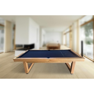 Pre-made 8ft Slate Odyssey Wooden Legs Billiard Table, American Oak Timber