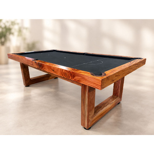Pre-made 8ft Slate Odyssey Wooden Legs Billiards Table, Darwin Mahogany Timber