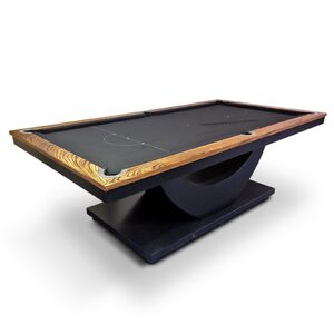 Pre-made 8 Foot Slate Transformer Pool Billiards Table with Zebra Timber