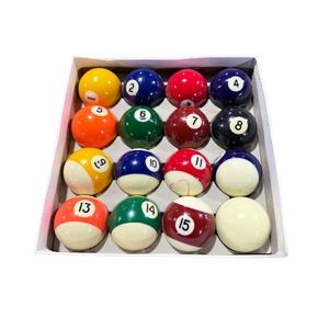 Second Hand American Style 2inch 1/4 Pool Ball Set